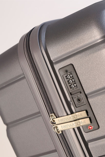 Forster Cabin Hard Shell TSA Suitcase in Smoke Grey