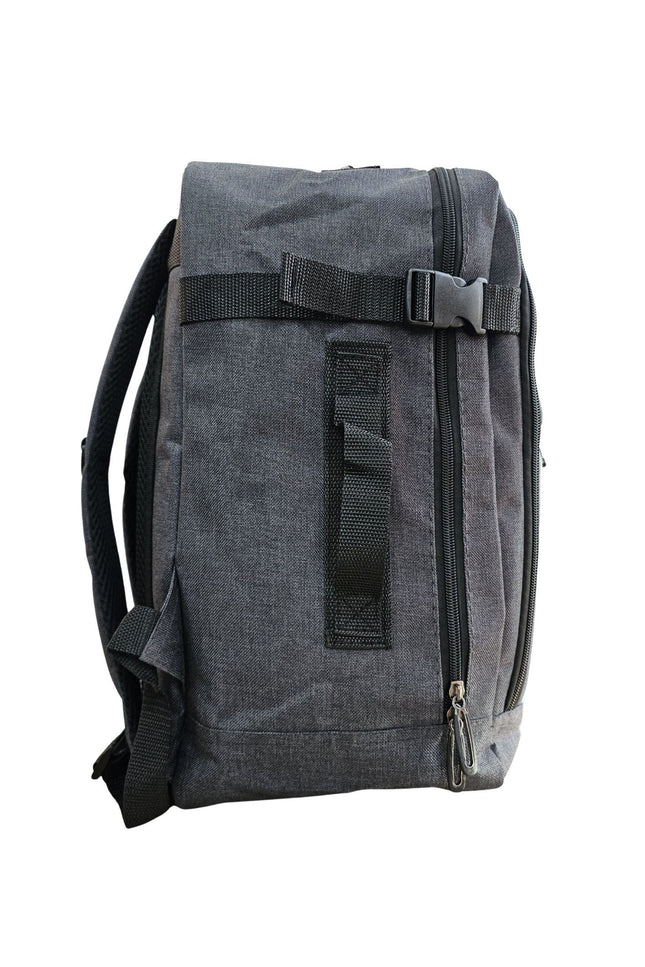 Backpack Rucksack 40x20 x25 cm Underseat Travel Cabin Bag for Easy Jet, Ryanair Black