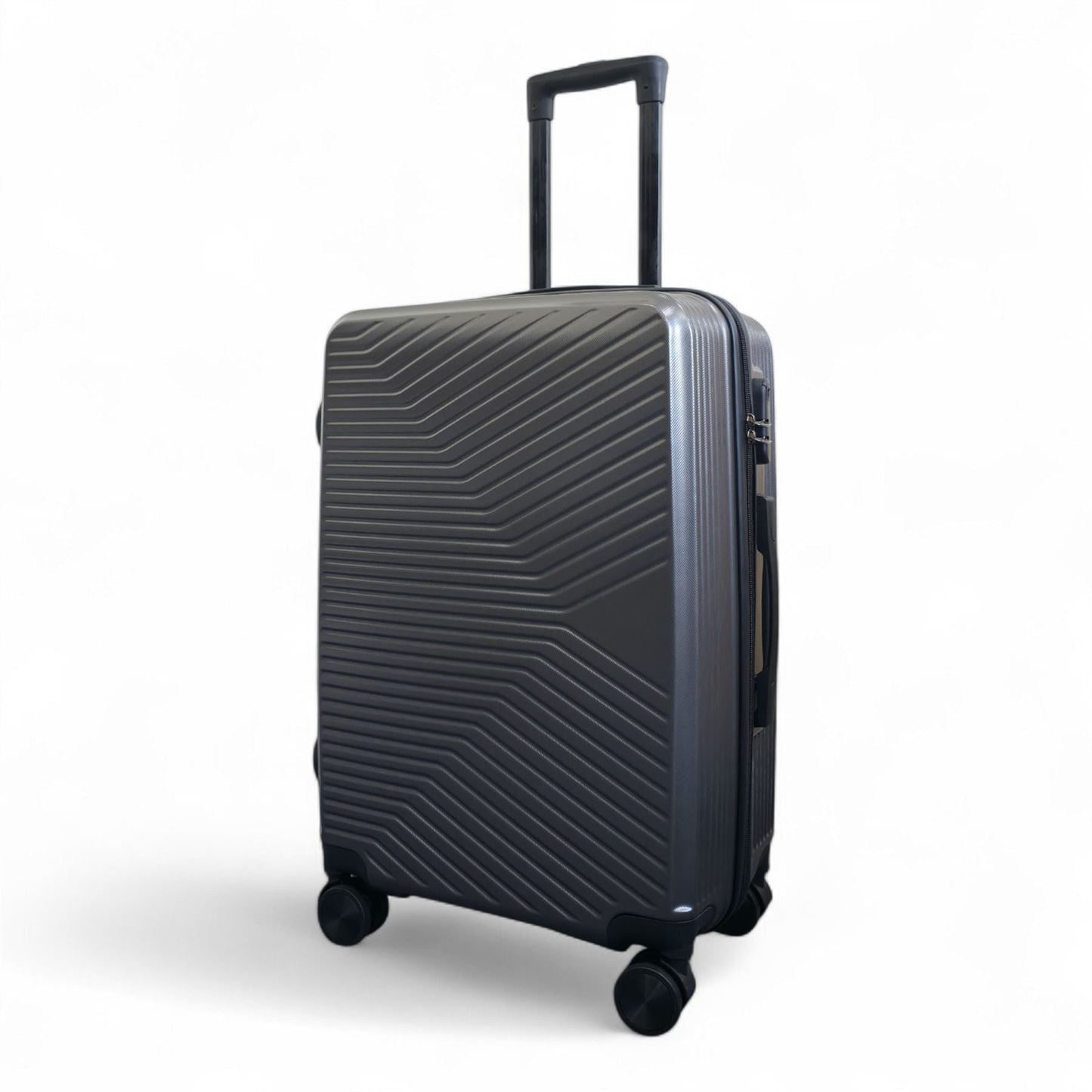 Junee Medium Hard Shell Suitcase in Charcoal Grey