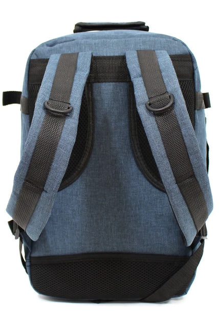 Rucksack Backpack 40x20 x25 cm Underseat Travel Cabin Bag for Easy Jet, Ryanair navy
