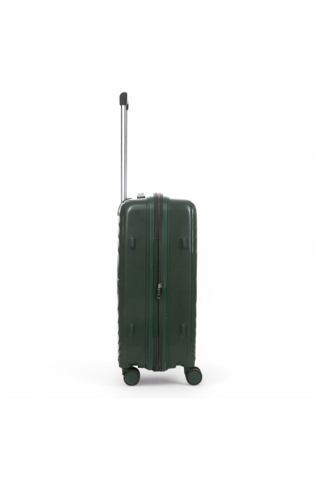 Balranald Medium Hard Shell Suitcase in Dark Green