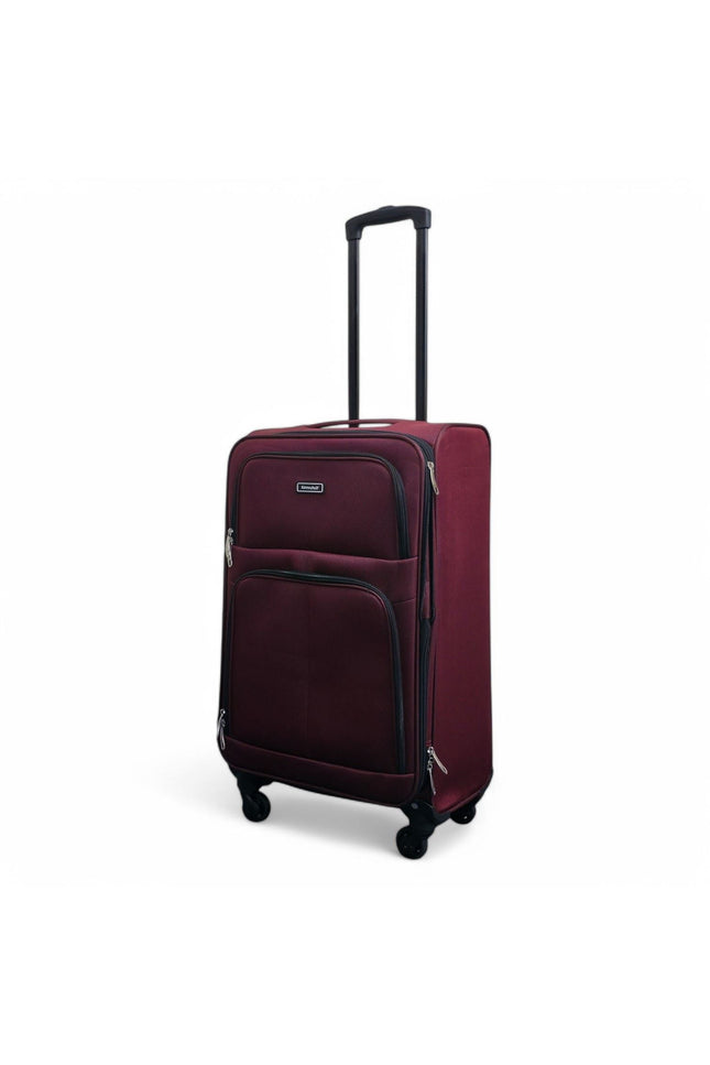 Tahara Medium Soft Shell Suitcase in Wine