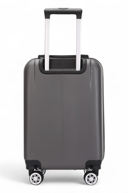 Calgary Cabin Hard Shell Suitcase in Charcoal Black