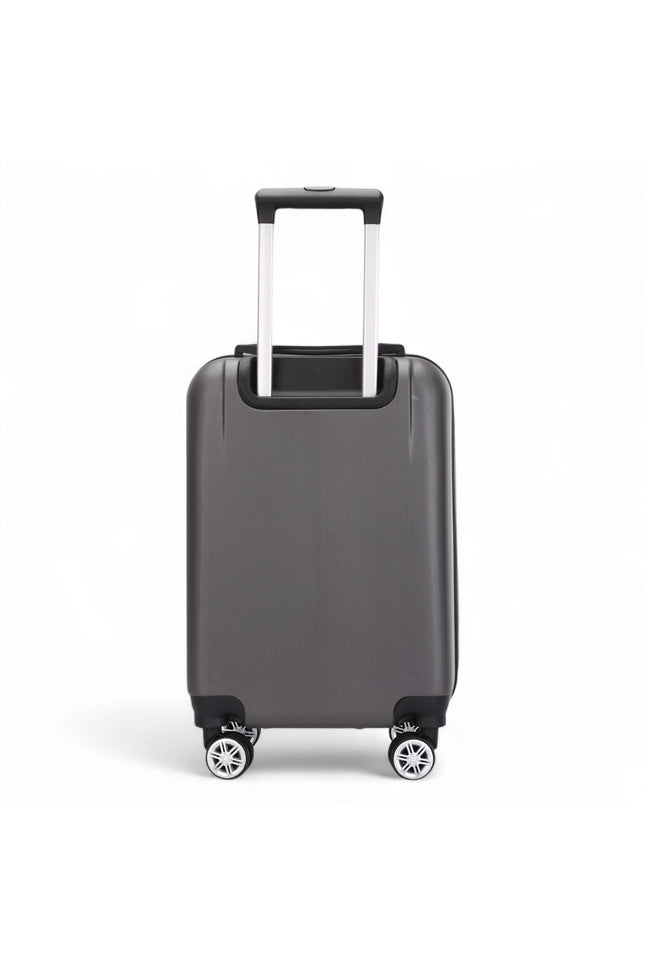 Calgary Cabin Hard Shell Suitcase in Charcoal Black