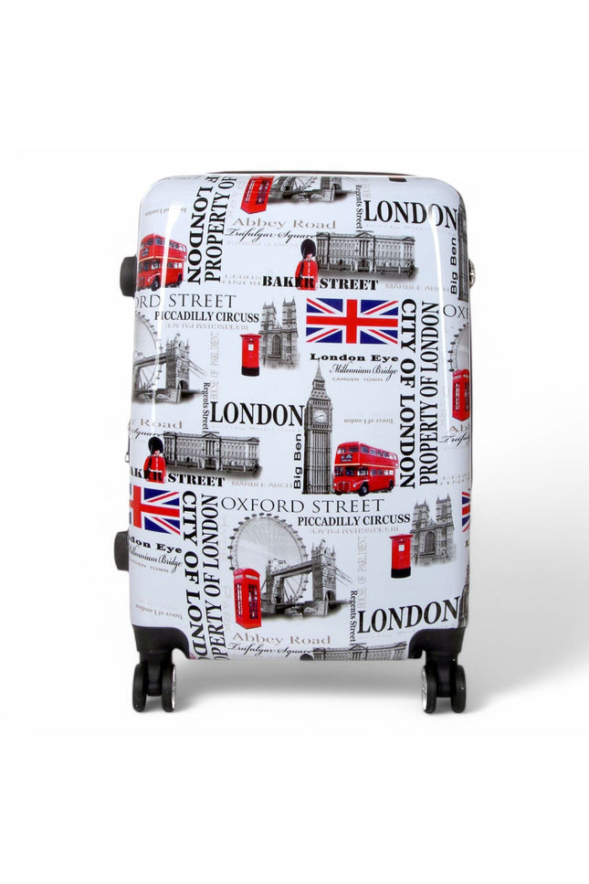Cooma Medium Hard Shell Suitcase London in Black Flower