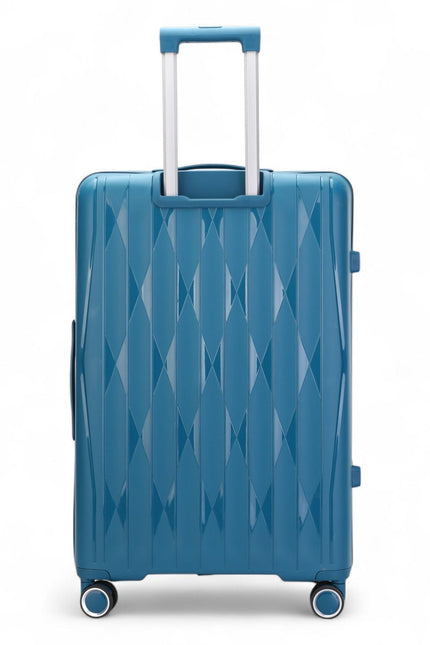 Burnaby Medium Hard Shell Suitcase in Teal Blue