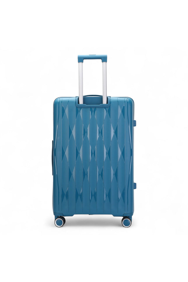 Burnaby Medium Hard Shell Suitcase in Teal Blue