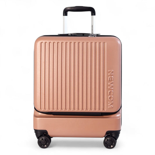 Durable EasyJet Ryanair 39 x 26 x 51.5 cm Pink Front Open Cabin Luggage Travel Suitcase