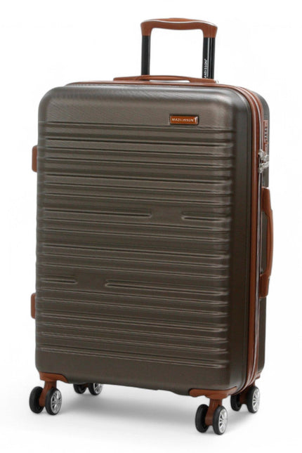 Armidale Medium Hard Shell Suitcase in Coffee