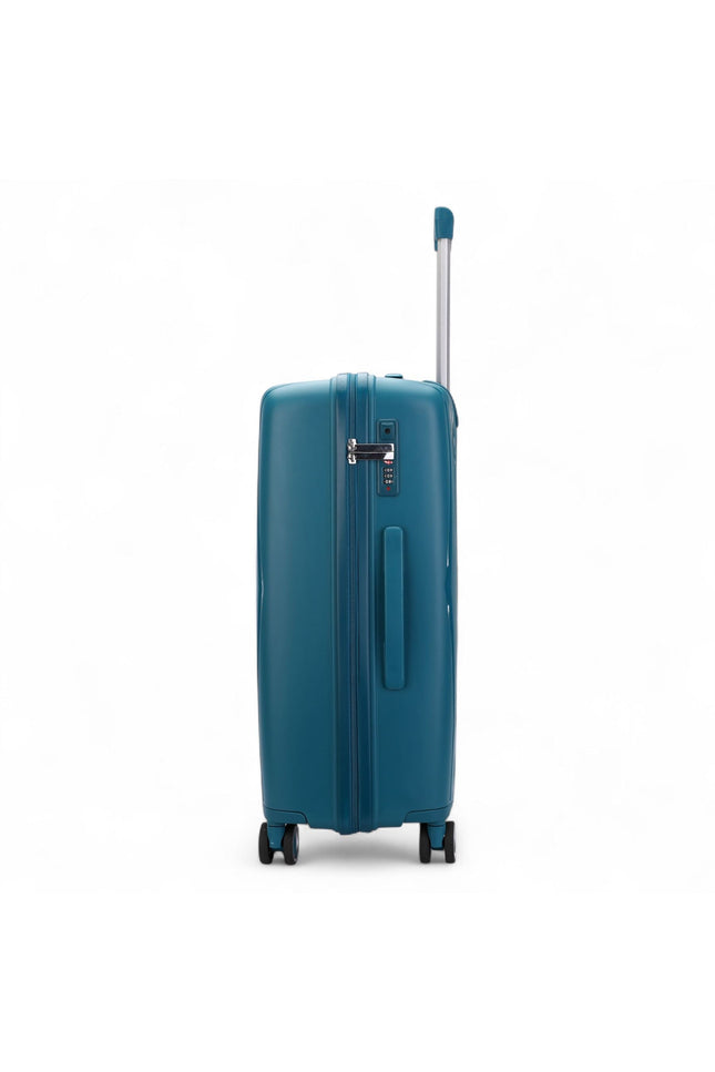 Burnaby Large Hard Shell Suitcase in Teal Blue
