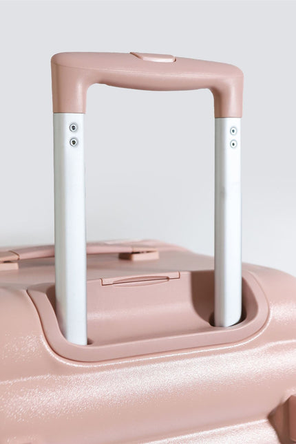 Hard Shell Cabin 37 x 22 x 55 cm Pink TSA Secure Luggage Suitcase Suitable for Easyjet, Ryanair