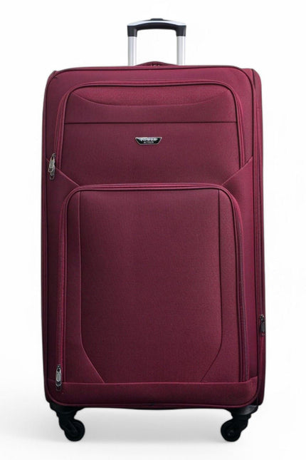 Nagoya X-Large Soft Shell Suitcase in Wine