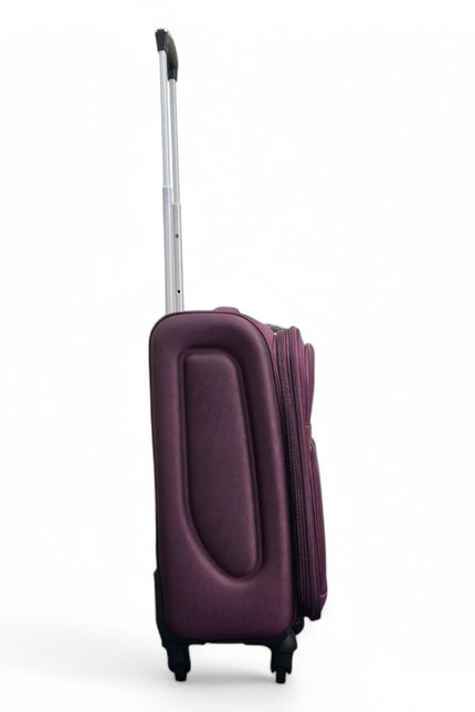 Nagoya Cabin Soft Shell Suitcase in Purple