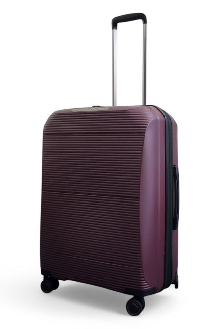 Abiko Medium Hard Shell Suitcase in Burgundy