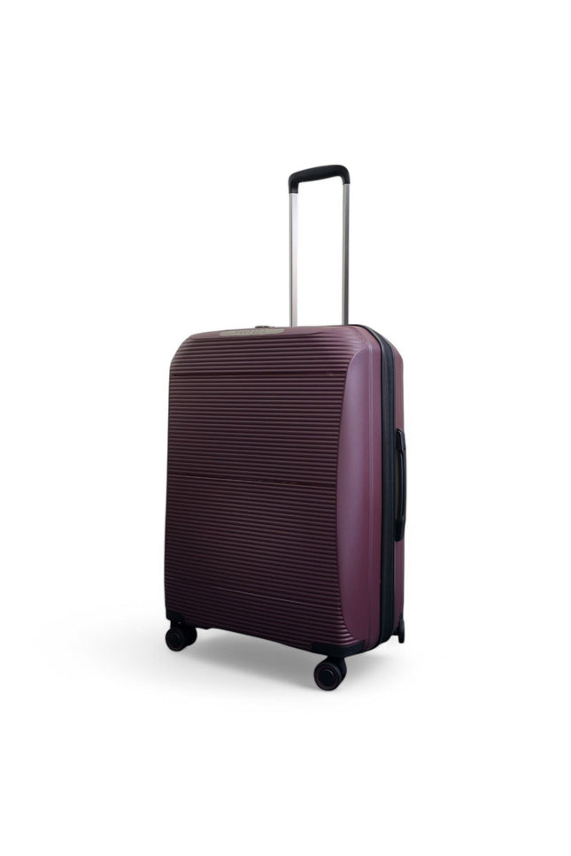 Abiko Medium Hard Shell Suitcase in Burgundy