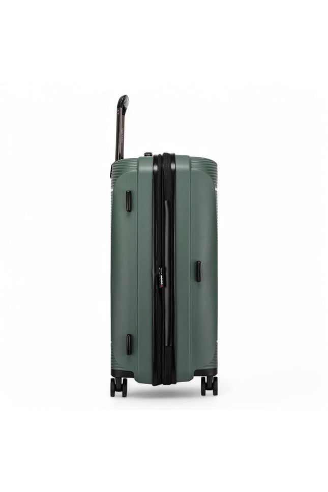 Abiko Large Hard Shell Suitcase in Olive