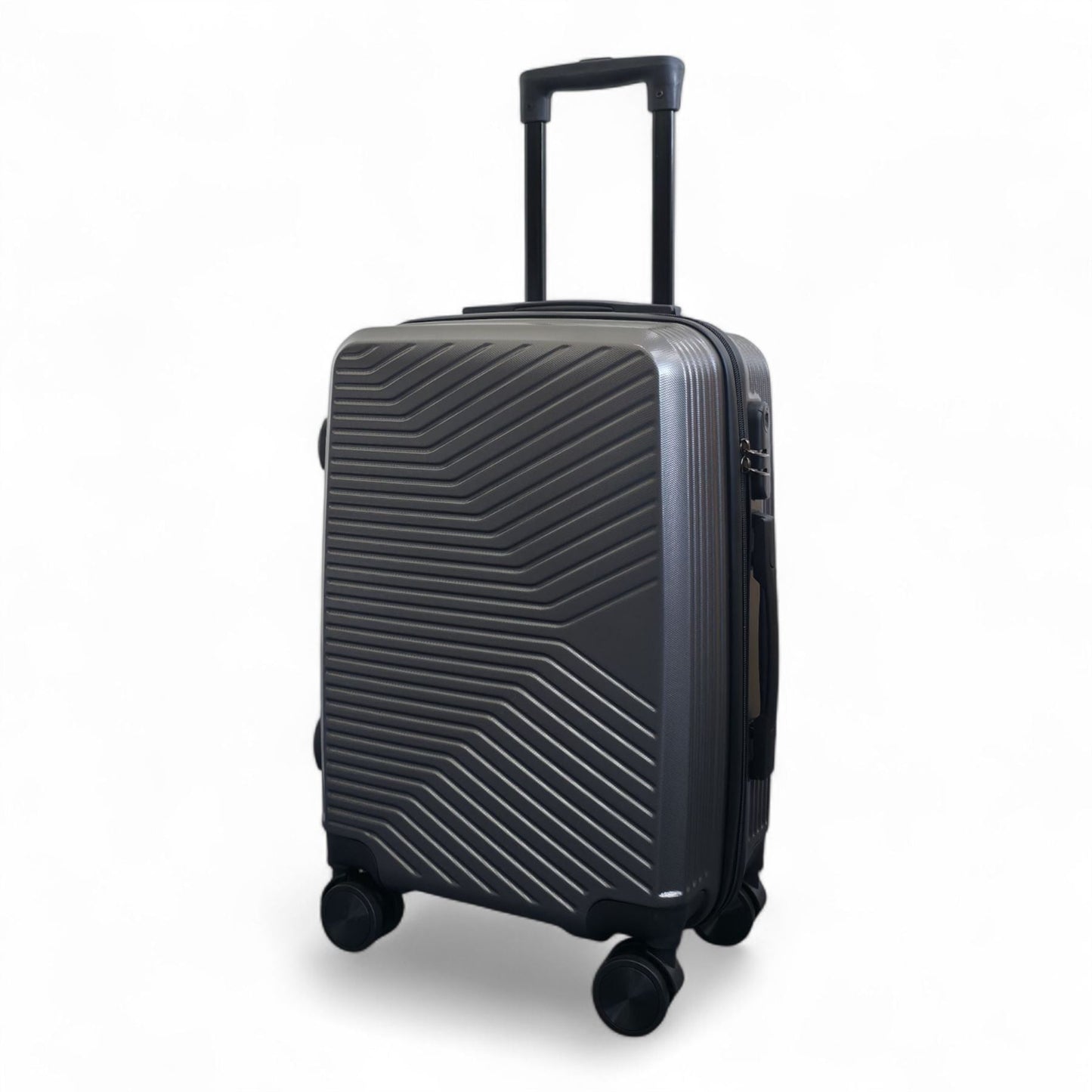 Junee Cabin Hard Shell Suitcase in Charcoal Grey