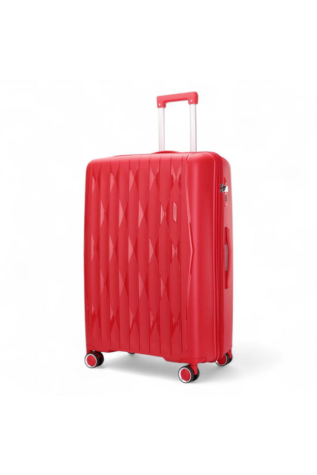 Burnaby Medium Hard Shell Suitcase in Red