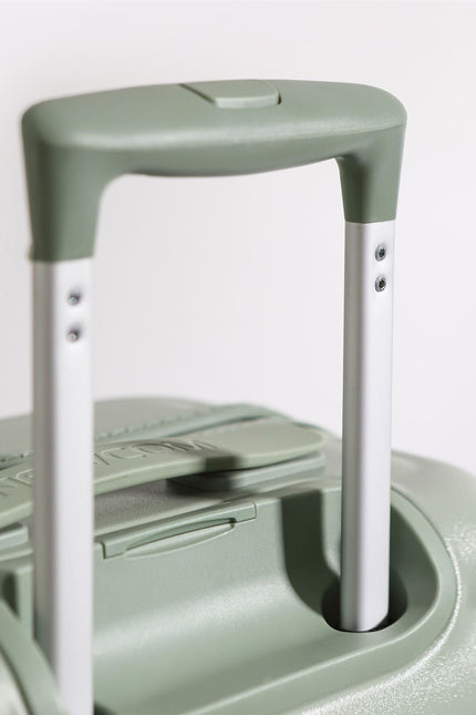 Hard Shell Cabin 37 x 22 x 55 cm Green TSA Secure Luggage Suitcase Suitable for Easyjet, Ryanair