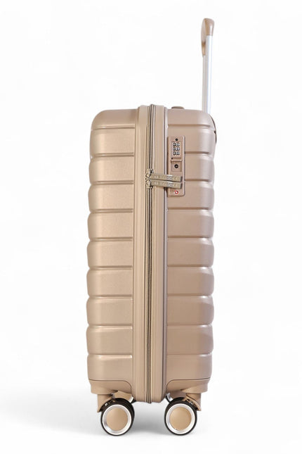 Forster Medium Hard Shell TSA Suitcase in Champagne Beige