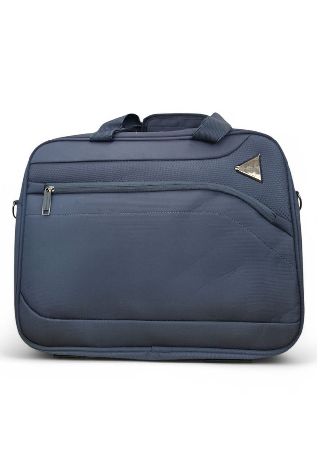 Corby Laptop Bag Soft Shell Suitcase in Grey