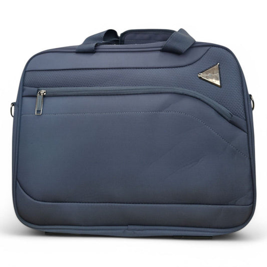 Corby Laptop Bag Soft Shell Suitcase in Grey
