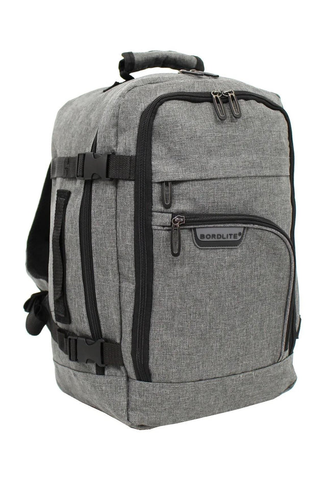 Rucksack Backpack 40x20 x25 cm Underseat Travel Cabin Bag for Easy Jet, Ryanair grey