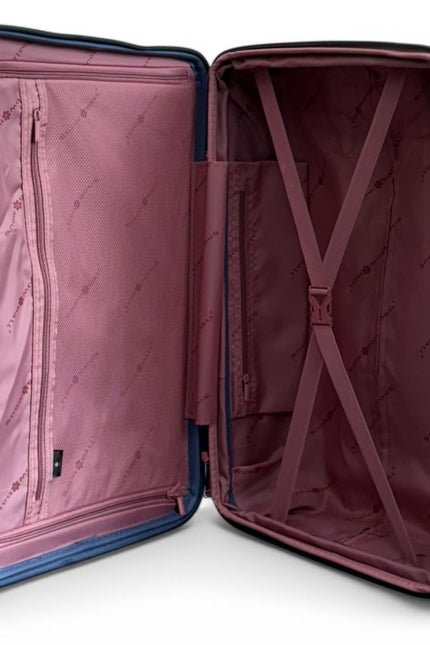 Cowra Large Hard Shell Suitcase in Navy Blue