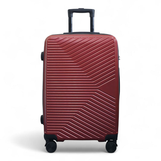 Junee Medium Hard Shell Suitcase in Red