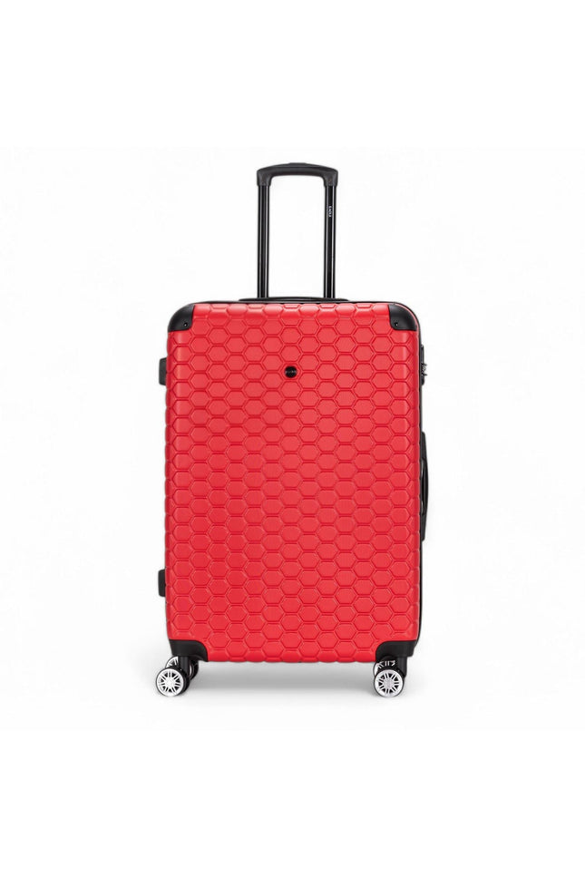 Noda Large Hard Shell Suitcase in Red