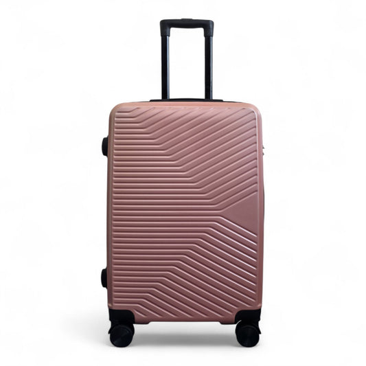 Junee Medium Hard Shell Suitcase in Rose Gold