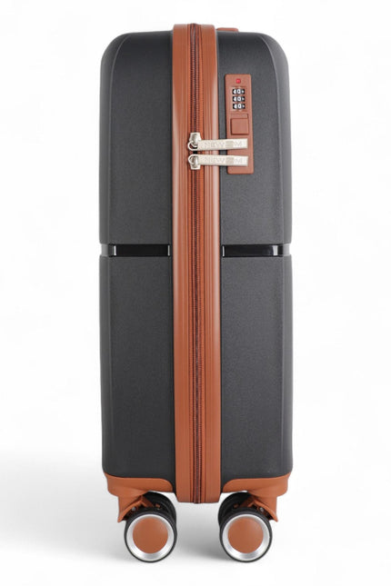 Corowa Cabin Hard Shell Suitcase in Black