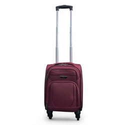 Nagoya Unserseat Soft Shell Suitcase in Wine