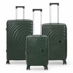 Balranald Set of 3 Hard Shell Suitcase in Dark Green