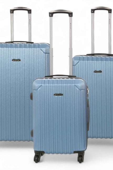 Corowa Set of 3 Hard Shell Suitcase in Blue