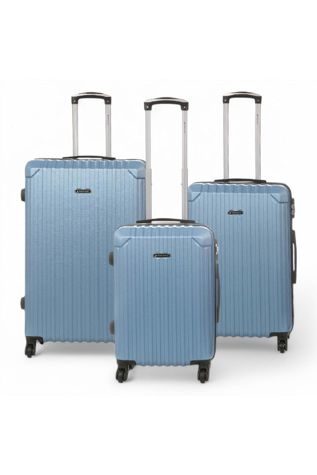 Corowa Set of 3 Hard Shell Suitcase in Blue