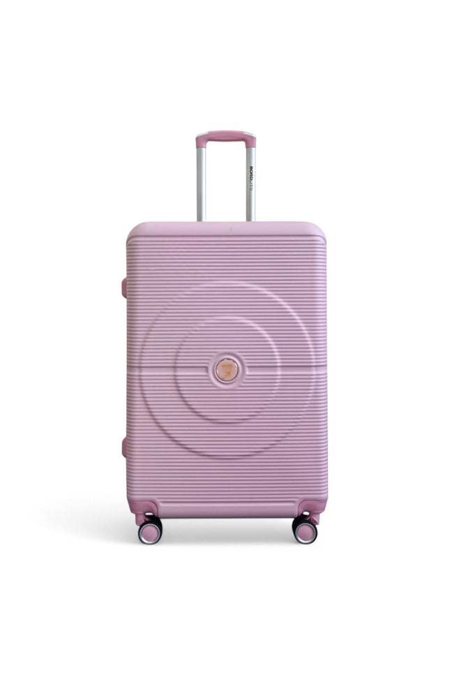 Seto Large Hard Shell Suitcase in Pink