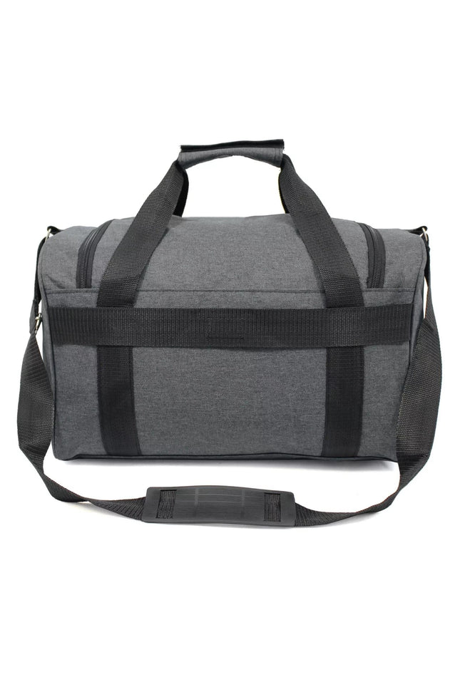 Holdall Carry On 40x 20 x25cm Under-seat Travel Cabin Bag for Ryanair, Easy Jet Grey