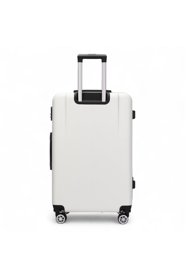 Calgary Medium Hard Shell Suitcase in Cream White