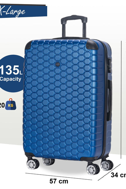 Noda X-Large Hard Shell Suitcase in Blue