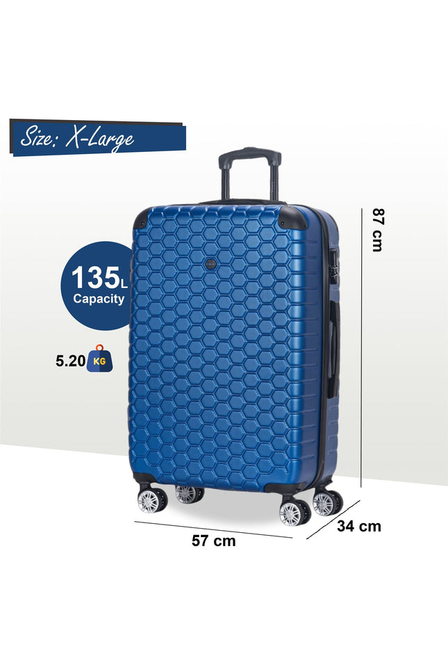 Noda X-Large Hard Shell Suitcase in Blue
