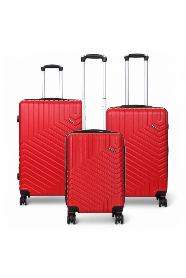 Bega Set of 3 Hard Shell Suitcase in Red