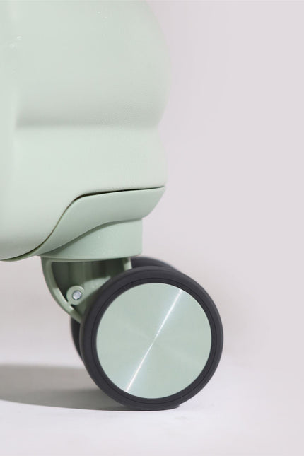 Hard Shell Cabin 37 x 22 x 55 cm Green TSA Secure Luggage Suitcase Suitable for Easyjet, Ryanair