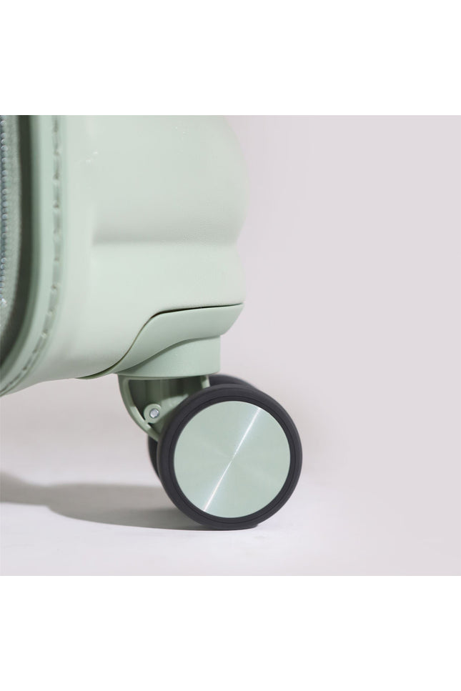 Hard Shell Cabin 37 x 22 x 55 cm Green TSA Secure Luggage Suitcase Suitable for Easyjet, Ryanair