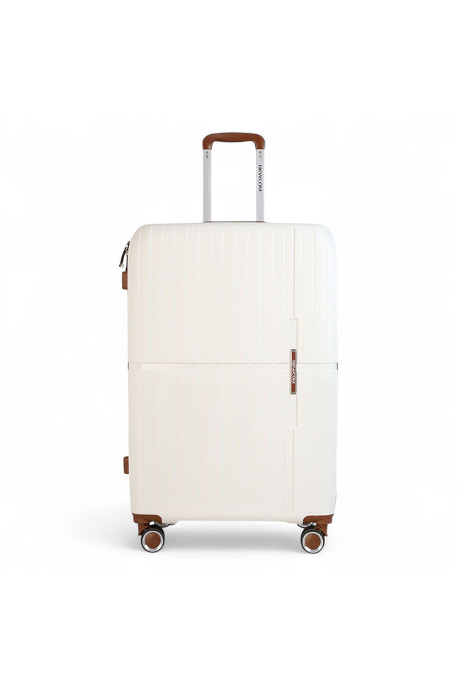 Corowa Medium Hard Shell Suitcase in White