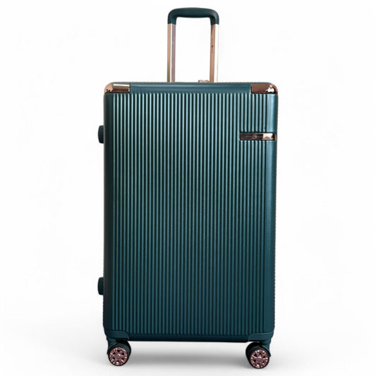 Cowra Large Hard Shell Suitcase in Dark Green