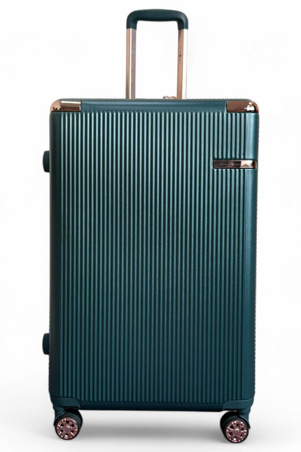 Cowra Large Hard Shell Suitcase in Dark Green