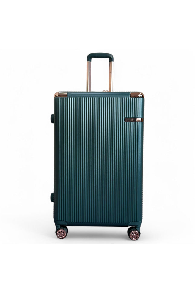 Cowra Large Hard Shell Suitcase in Dark Green