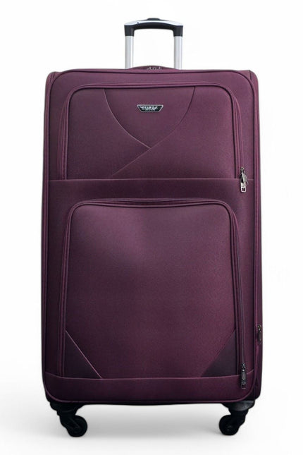 Nagoya X-Large Soft Shell Suitcase in Purple