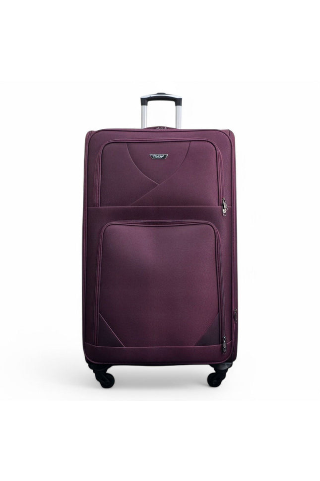 Nagoya X-Large Soft Shell Suitcase in Purple
